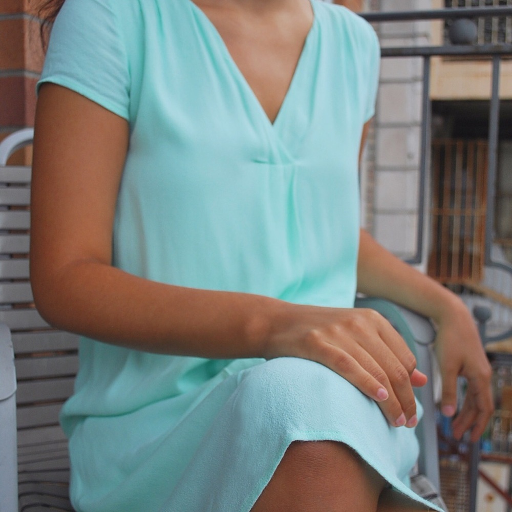 Comptoir des Cotonniers • mint green dress